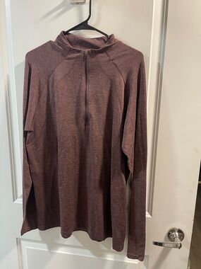 lululemon athletica Heathered Plum Half-Zip Pullover